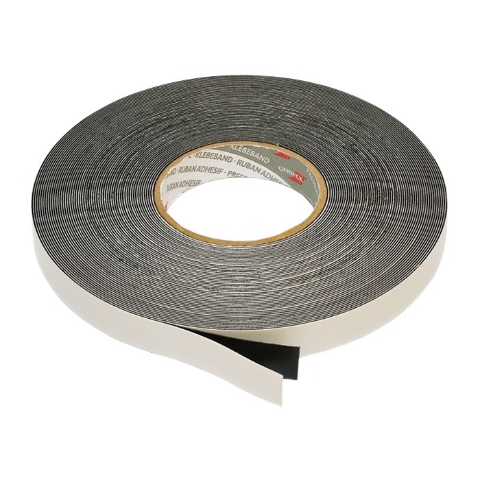 Banda dublu adeziva buretoasa, neagra, 0.8 mm pentru interior exterior 20 mm - imagine 3